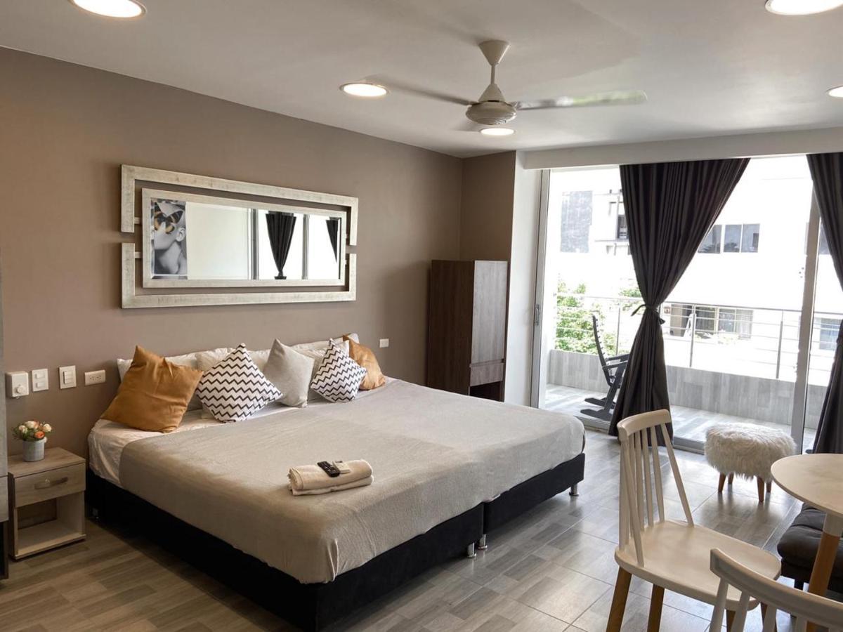 Aparta Estudio En El Edificio Bahia 79 Apartasuites Cartagena المظهر الخارجي الصورة