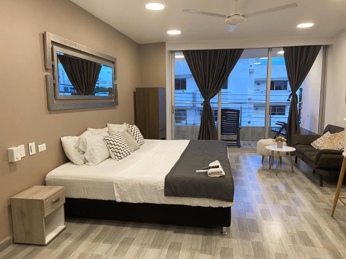 Aparta Estudio En El Edificio Bahia 79 Apartasuites Cartagena المظهر الخارجي الصورة